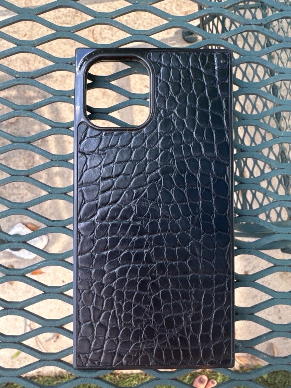 FLAUNT IPHONE 13PRO PHONE CASE BLACK SNAKESKIN